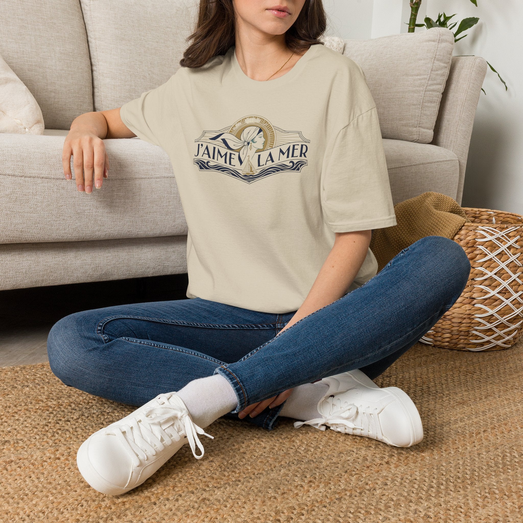 J' Aime La Mer Banner T-Shirt
