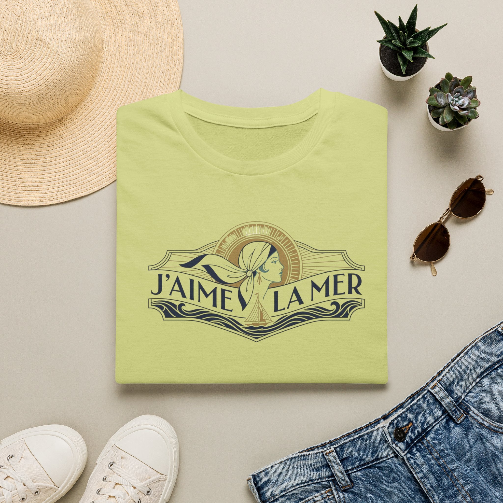 J' Aime La Mer Banner T-Shirt