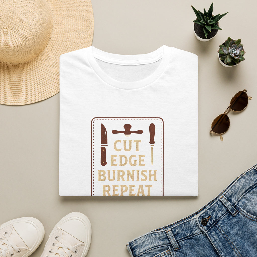 Cut Edge Burnish Repeat T-Shirt