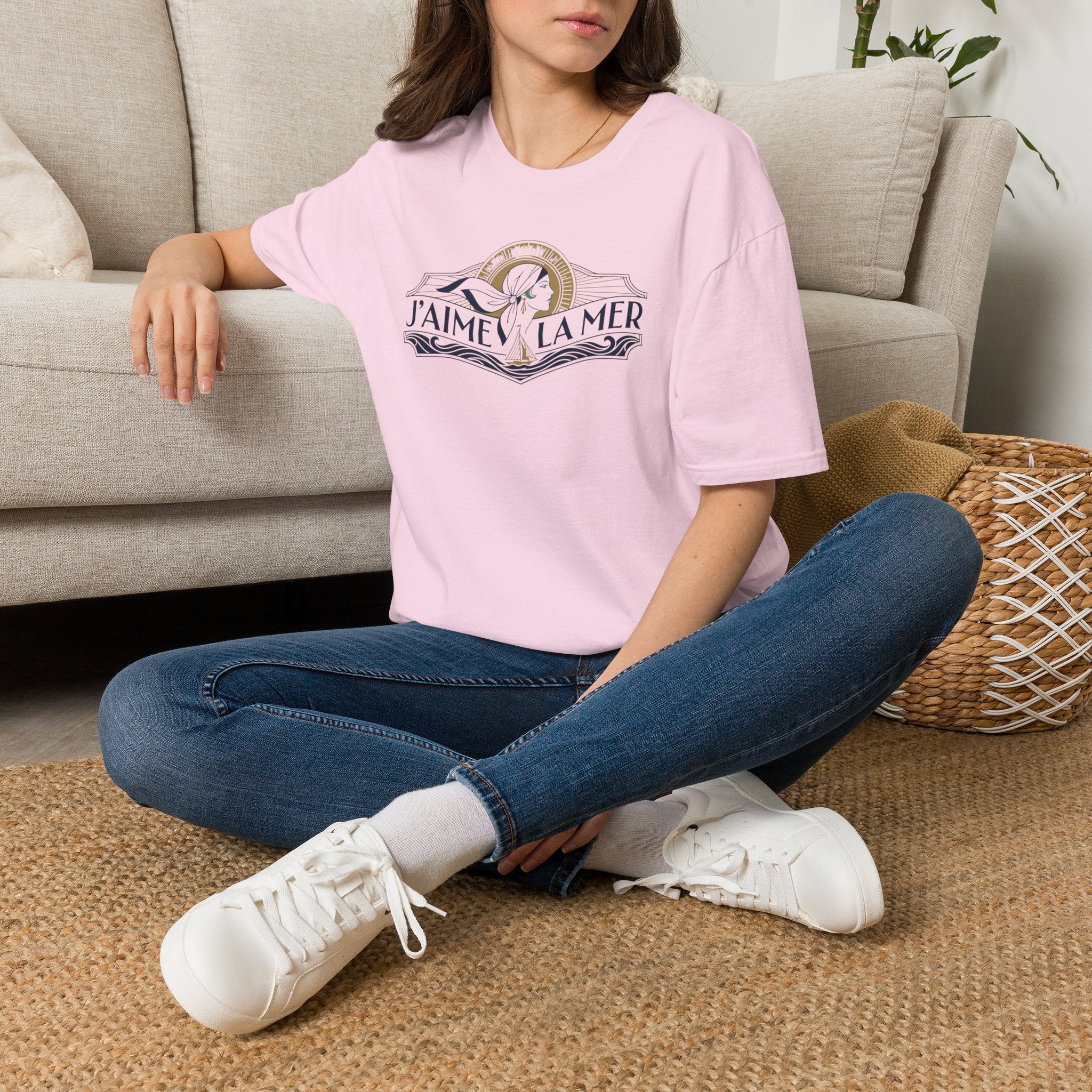 J' Aime La Mer Banner T-Shirt