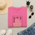 Cut Edge Burnish Repeat T-Shirt