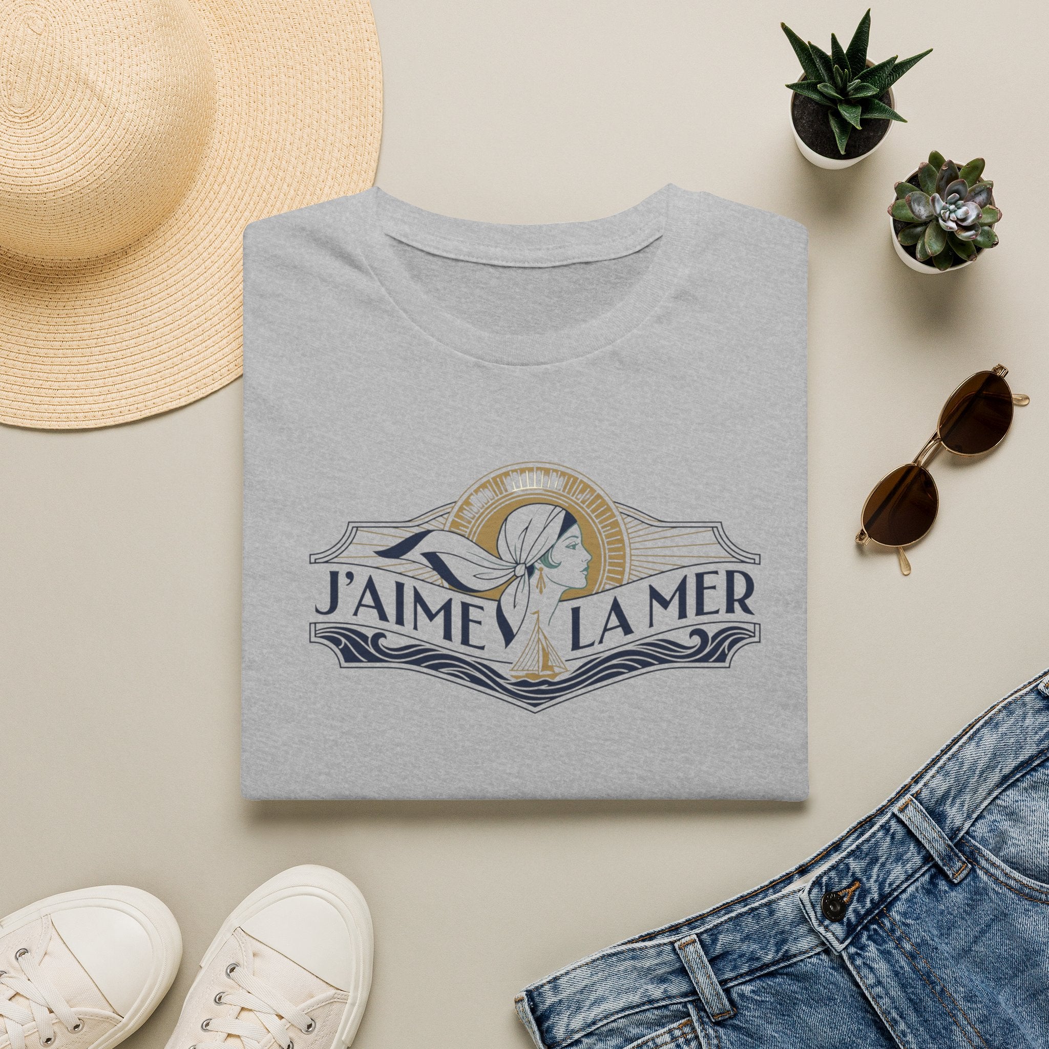 J' Aime La Mer Banner T-Shirt