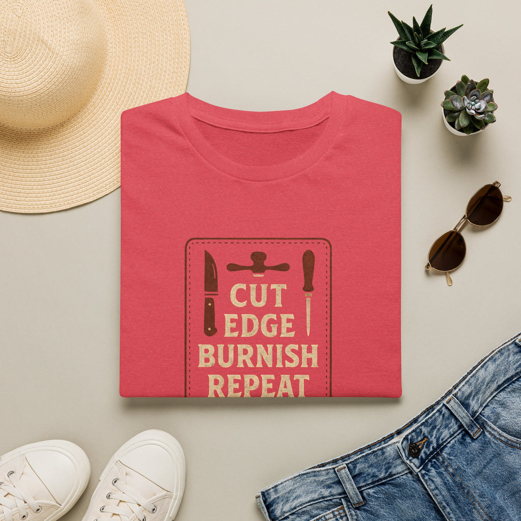 Cut Edge Burnish Repeat T-Shirt