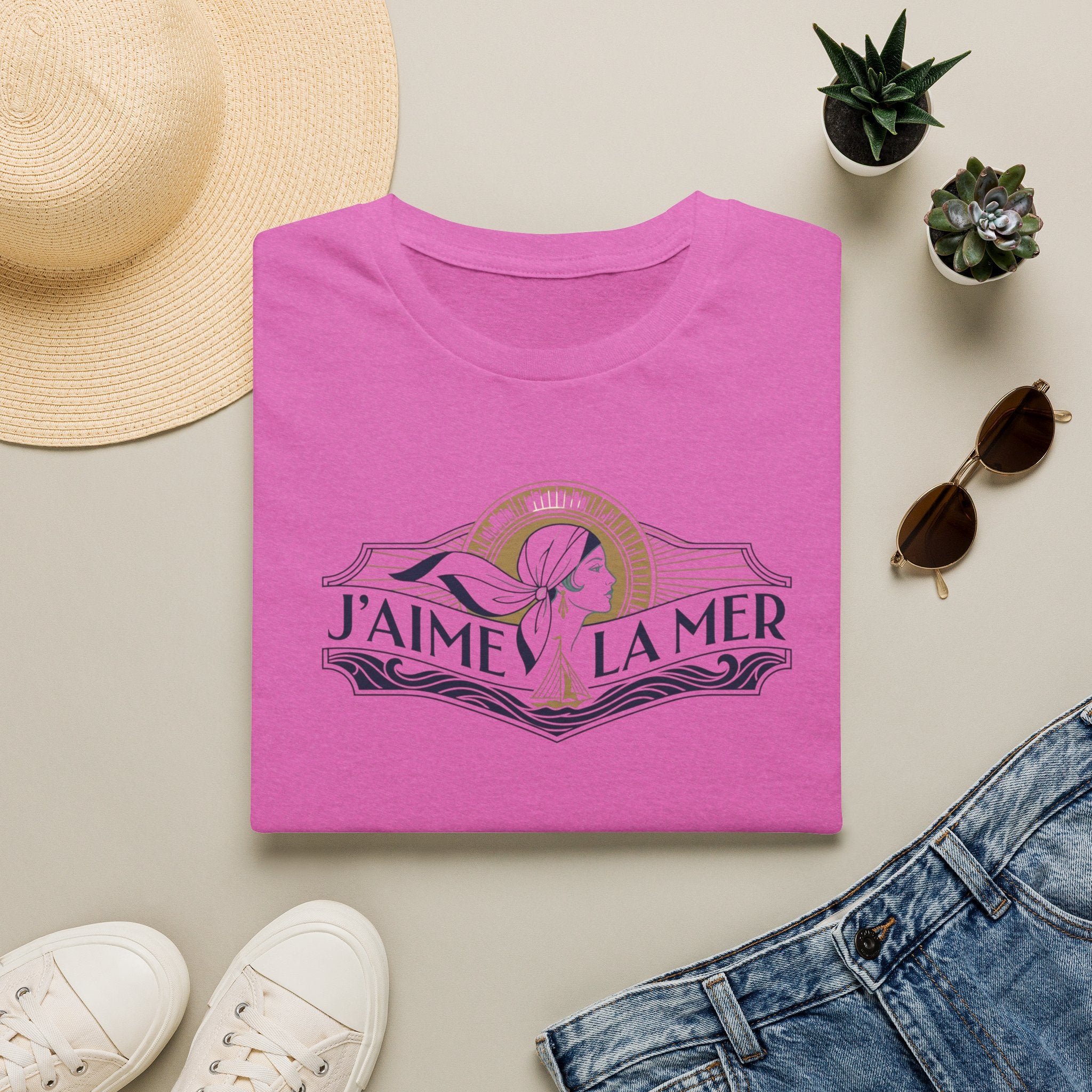 J' Aime La Mer Banner T-Shirt