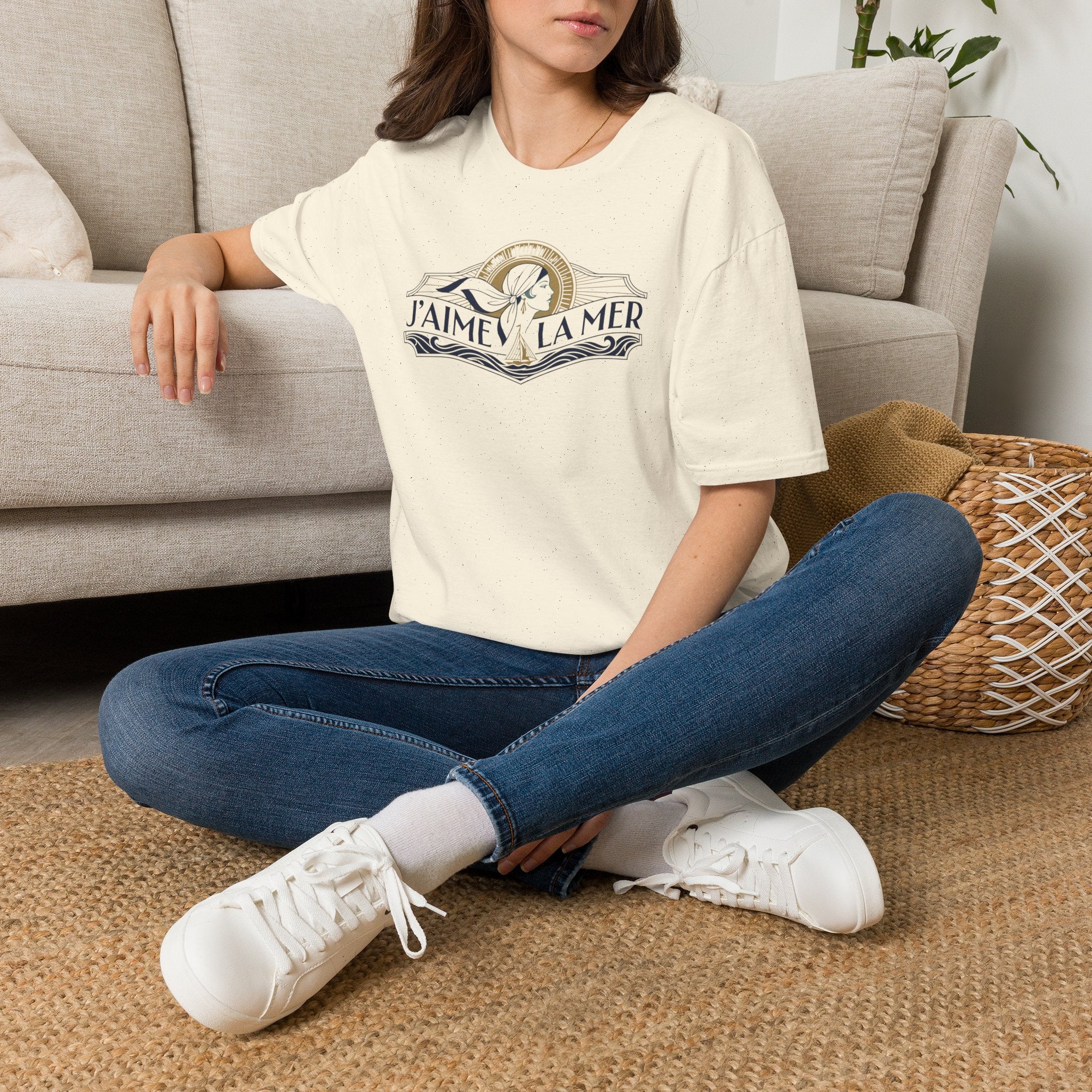 J' Aime La Mer Banner T-Shirt