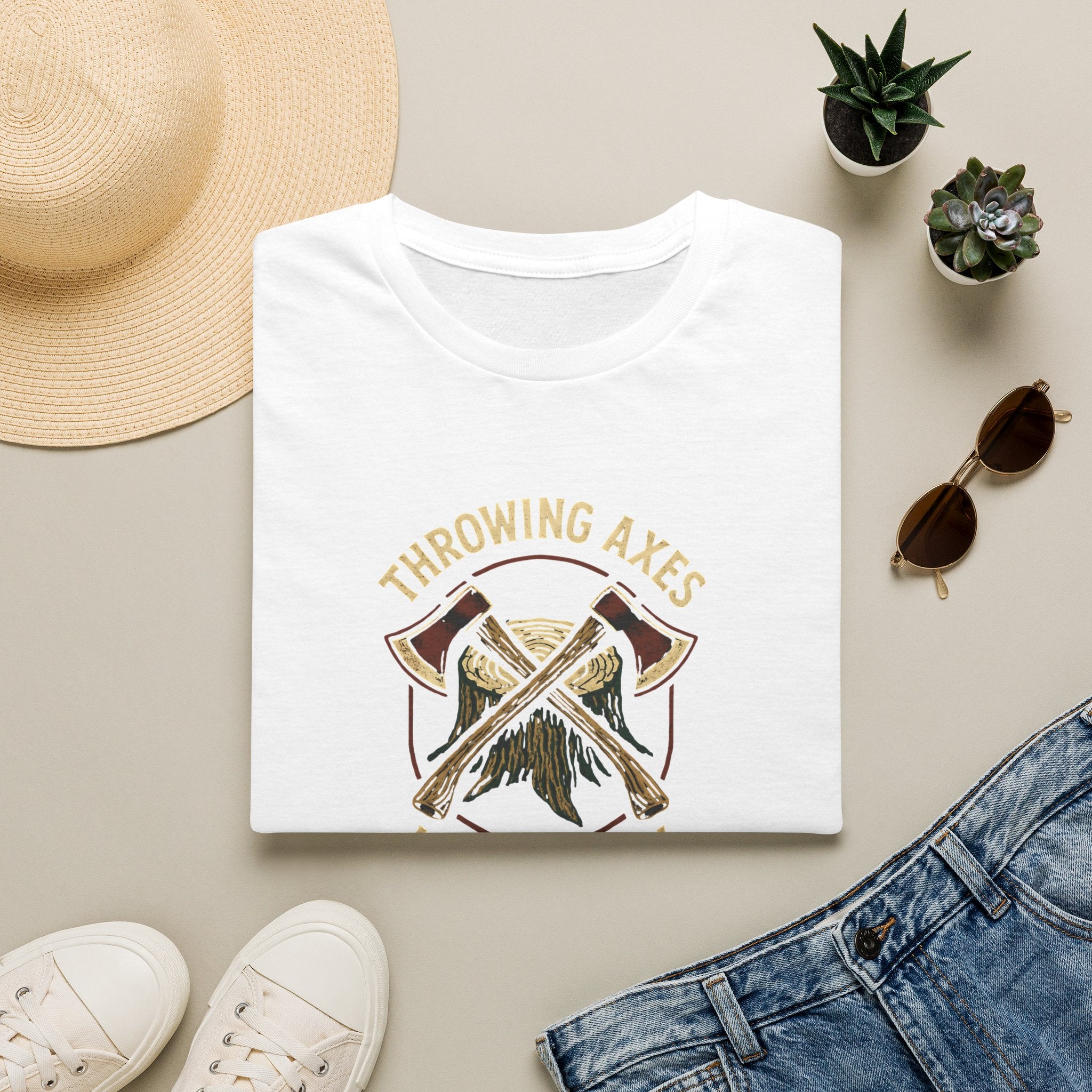 Axes Throwing Hobby T-Shirt