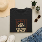 Cut Edge Burnish Repeat T-Shirt